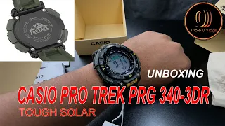 Casio Pro Trek TOUGH SOLAR PRG-340 | Unboxing