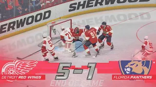 NHL 24 Gameplay Playoff Game 3 - Red Wings vs Panthers (Superstar) [4K 60fps]