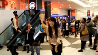 Flash mob wedding proposal Sandton City