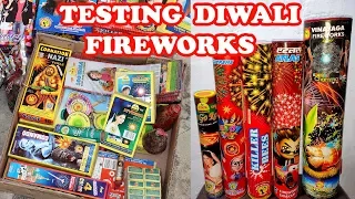 Diwali Fireworks Testing of Leftover Stash 2019 - Skyshots and more