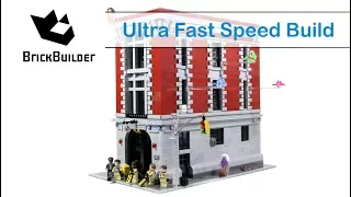 Ultra Fast Speed Build Lego Ghostbusters 75827 Firehouse Headquarters