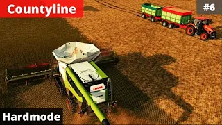 Soybean harvest | Claas Lexion 8900 | Countyline | Hardmode | Farming simulator 22 | Timelapse