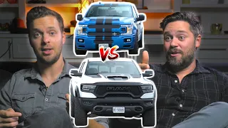 Why We Prefer The RAM TRX Over The F-150 Shelby Super Snake
