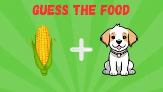 Guess the food by emoji| Emoji Food riddle