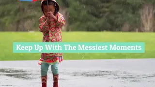Kids like to play in the mud