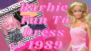 Распаковка и обзор куклы Barbie Fun to Dress 1989 и Fashion Pack