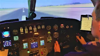 Citation Jet Flight Simulator Crash Windshear 4K Cessna C-550