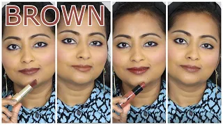 10 Brown Lipsticks for Brown Skin |  Top 10 Brown/Nude Lipsticks