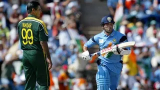 Waqar Younis vrs Sachin Tendulkar in Sahara Cup