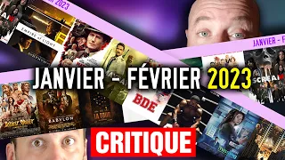 CRITIQUES DE NOS FILMS VUS EN JANVIER - FÉVRIER 2023