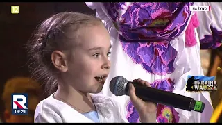 Amelia Anisovych sings National Anthem of Ukraine with Ana Danch, TV Republika