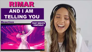 RIMAR - And I Am Telling You I Am Not Going | Indonesian Idol 2021| REACTION!!