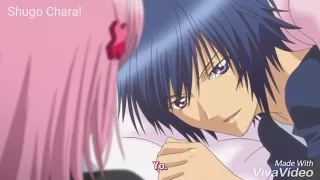 Shugo Chara! Party! Ikuto & Amu funny moment