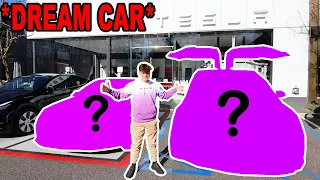 BUYING MY DREAM CAR AT 17! (TESLA)