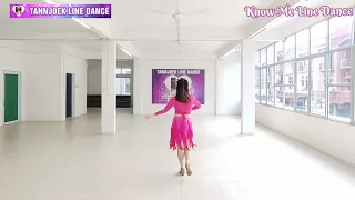 Know Me Line Dance - Improve Level || Demo || Walkthrough