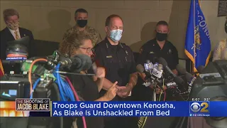 Kenosha Shooting: Blake Unshackled From Hospital Bed, National Guard Troop In Place