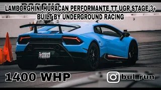 Lamborghini Huracan TT UGR Stage 3 Plus at Pocono @dragy acceleration from 60-150 mph & 100-250 km/h