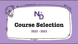 2022 - 2023 Course Selection