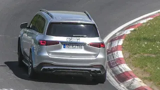 2021 Mercedes GLS63 AMG testing on Nürburgring