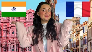 INDIA vs FRANCE Pink City (travel vlog)