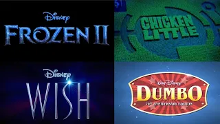 All the Logos from Walt Disney Animation Studios Trailers (1937-2023, last day of Disney100 in 2023)