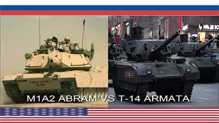 Main Battle Tank :Russian T-14 Armata Vs US M1A2 Abrams: Who's The  Strongest ?