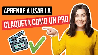 CÓMO USAR la CLAQUETA de CINE | ¿Para qué sirve una claqueta? 🎬💥