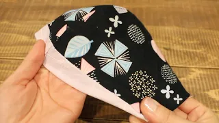 So Cute💕 Unique design 3D Mask Sewing Tutorial - DIY Face Mask at home