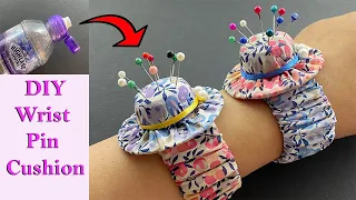 DIY Wrist Mini Hat Charm Pin Cushion with Bottle cap | Pin Holder | How to Make a Wrist Pin cushion