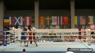 STRANDJA 2017 (64 kg) ARM- BACHKOV Hovhannes Vs RUS LIZUNENKO Grigori