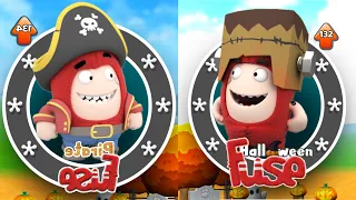 Oddbods Turbo Run Pirate Fuse vs Halloween Fuse - GamePlay