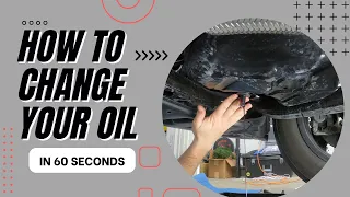 How to change 4th Gen Highlander (2020-2023) oil in 60 Seconds