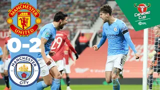 HIGHLIGHTS | MAN UTD 0-2 MAN CITY | STONES & FERNANDINHO