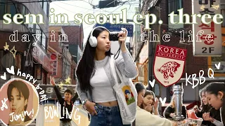 sem in seoul ep. three | korea university abroad student day in the life