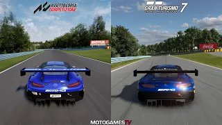 Assetto Corsa Competizione vs Gran Turismo 7 - Mercedes-AMG GT3 at Watkins Glen