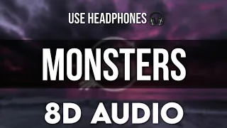 Shawn Mendez & Justin Bieber – Monster (8D AUDIO)