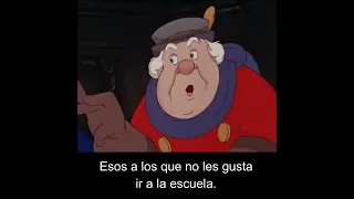 "ISLA DEL PLACER" en PINOCCHIO (Pinocho) de 1940, alusión al tráfico de niños/as