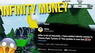 THEME PARK TYCOON 2 ADDED INFINITE MONEY!