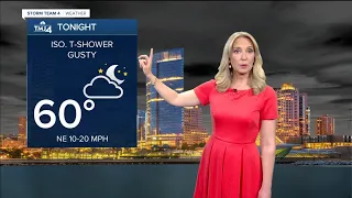 Cold front moves in Sunday evening