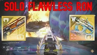 Solo Flawless Root of Nightmares (Warlock) - Season of the Witch