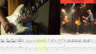 Dire Straits - Tunnel of love guitar solo tab