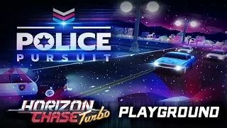 Horizon Chase Turbo (PC) - POLICE PURSUIT SEASON PLAYGROUND Gameplay 1080p 60fps