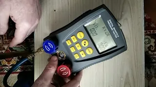 Манометрический коллектор. Digital manifold pressure tester