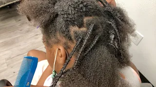 How to remove plaits from kids hair