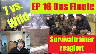 Survivaltrainer reagiert I 7 vs. Wild I Episode 16 I Fritz Meinecke IDas Finale