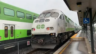 GO Transit at Aldershot (Burlington), Ontario and Scenes from the Trip on October 1 & 3, 2021