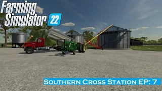 Southern Cross Station EP7| FS 22| Starting harvest| Farming simulator 22