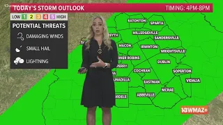 Isolated severe storm possible this afternoon (6 a.m. update 4/14/22)