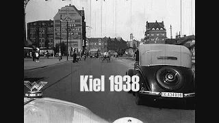 Kiel 1938 - Mit der Fahrschule durch die Stadt