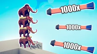 MAMMOTH PILLAR vs 1000x OVERPOWERED UNITS - TABS | Totally Accurate Battle Simulator 2024